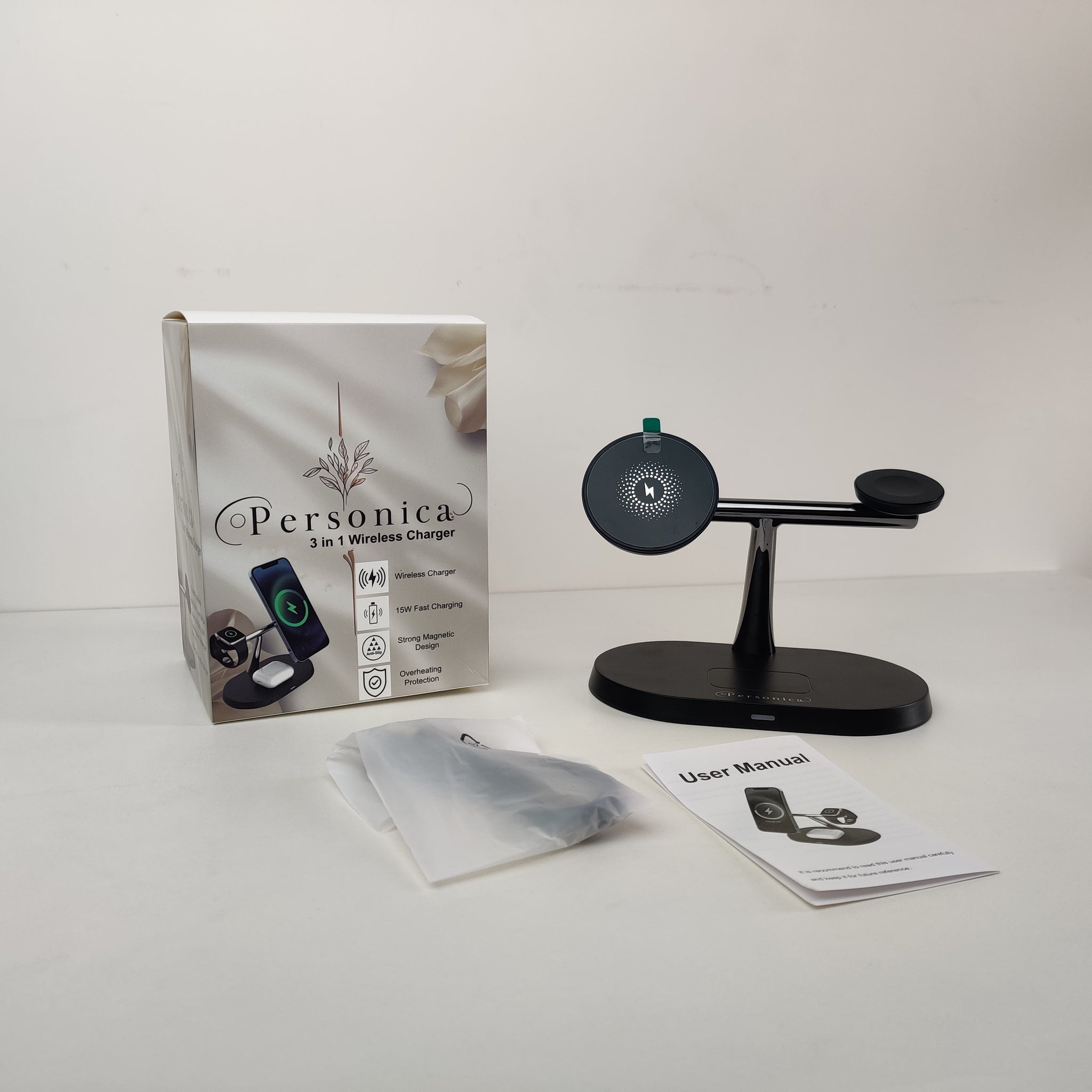 Personica 3 in 1 wireless Charger