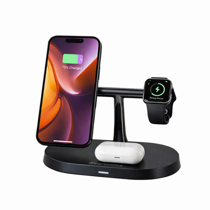 Personica 3 in 1 wireless Black Charger